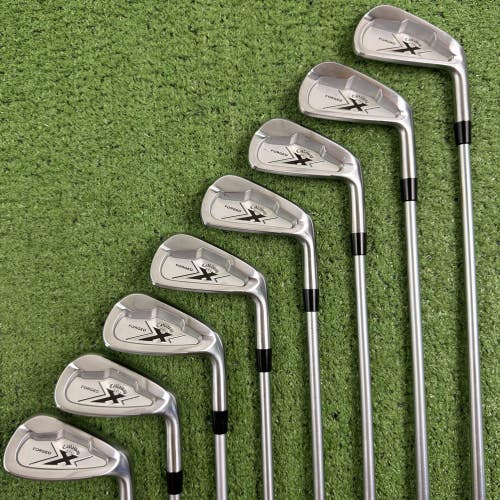Callaway X Forged 2007 Forged Iron Set 3-PW Project X IO 6.0 Stiff Flex Steel