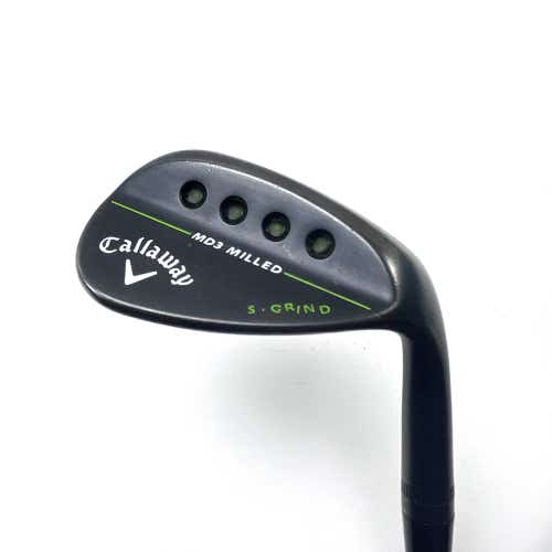 Callaway MD3 Milled Black S-Grind Lob Wedge LW 58* 9 S True Temper DG RH