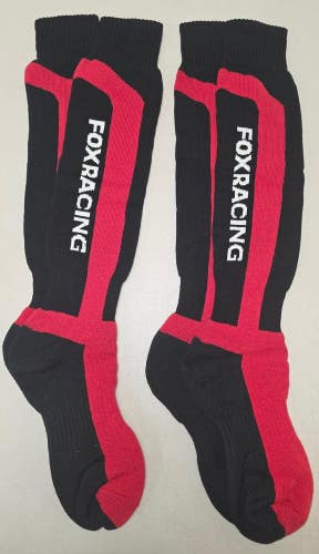 ST1 FOX RACING FOXRACING Full Length Socks MENS XL Lot of 2 Pair New