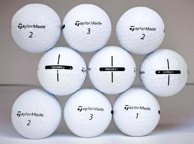 24 Premium AAA White TaylorMade Distance+ Used Golf Balls