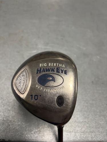 Used Callaway BIG BERTHA HAWK EYE Mens Driver RH 10.0 Degree 11307-S000269117