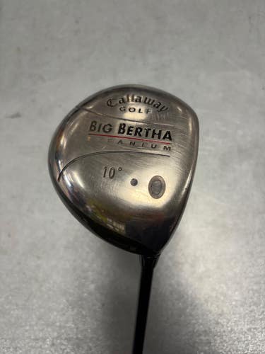 Used Callaway BIG BERTHA TITANIUM Mens Driver RH 10.0 Degree 11307-S000269363