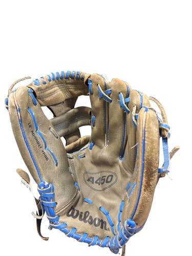 Used Wilson A450 BB/SB Glove RH Throw Grey 12" 11307-S000267876