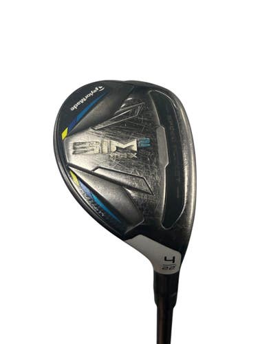 Used Taylormade SIM 2 MAX Mens Hybrid Club RH 4 Hybrid 11307-S000266824