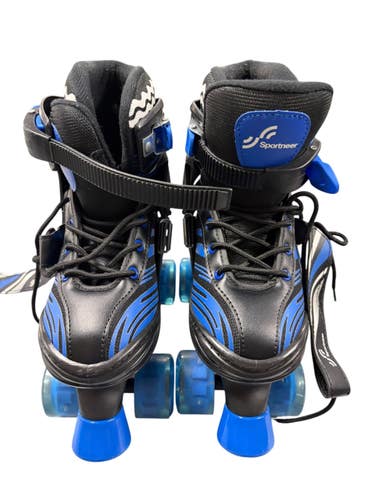 Used SPORTNEER SKATES Junior Roller Quad Skates Black Adjustable 11307-S000268394