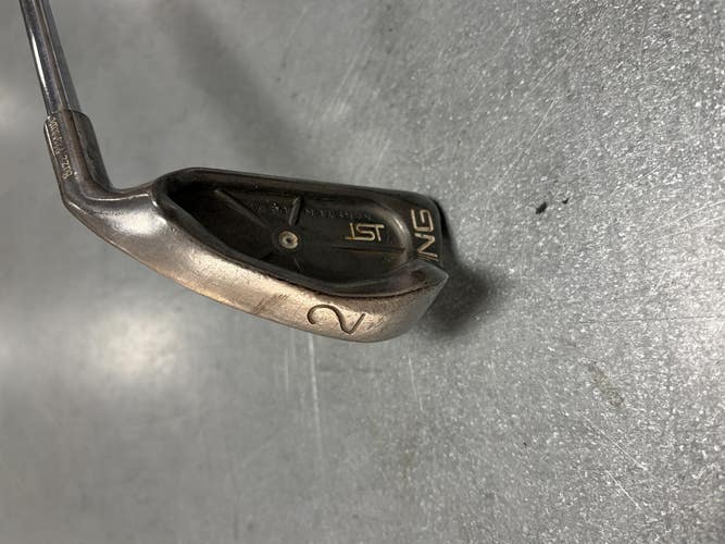 Used Ping ISI KARSTEN WHITE DOT Mens Individual Iron RH 2 Iron 11307-S000264323