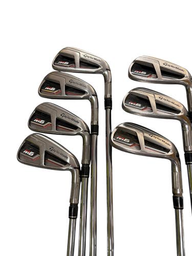 Used Taylormade M6 Mens Iron Set RH 4I-PW 11307-S000267356