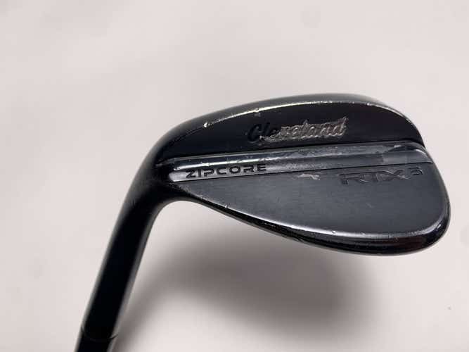 Cleveland RTX 6 ZipCore Black Satin Sand Wedge 54*10 Catalyst Black Spinner LH