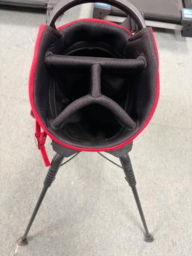 Used STITCH USA BAG Mens Stand Bag Red 11307-S000268732