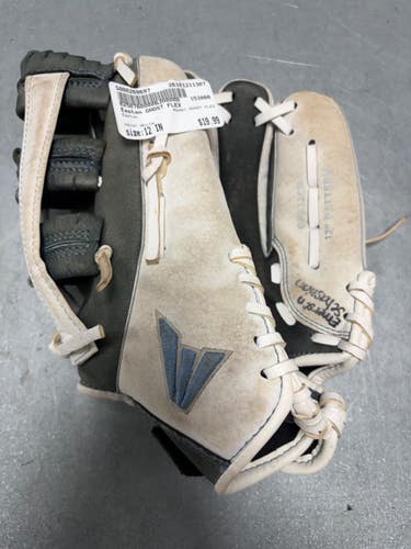 Used Easton GHOST FLEX RH Throw Fastpitch Gloves White 12" 11307-S000269697