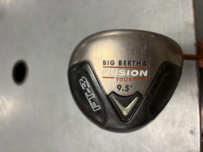Used Callaway BIG BERTHA FUSION Mens Driver RH 9.5 Degree 11307-S000267099