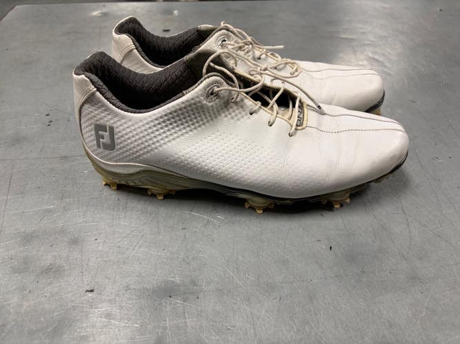 Used Foot Joy Mens Golf Shoes White Senior 9.5 11307-S000267074
