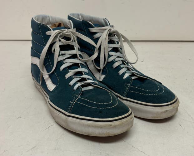 Vans SK8 Hi Blue Suede/Canvas High-Top Sneakers US Men's 13 EU 47 Fast Shipping