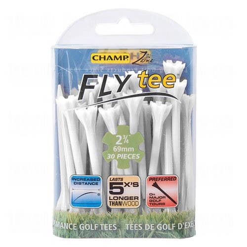 New FlyTee 2-3/4" White 30ct 11855-JMG75660