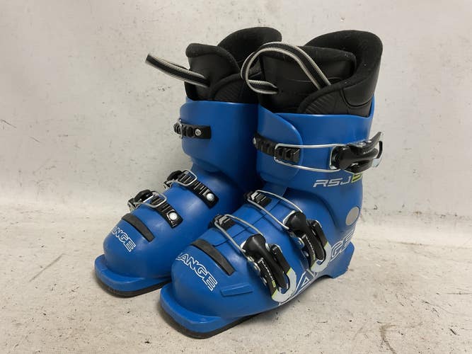 Used Lange RSJ 50R Boys DH Ski Boot Royal Blue 185 MP - Y12 11855-S000211601