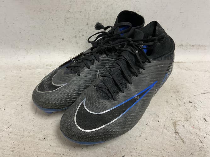 Used Nike DJ4977-040 Soccer Cleats Black And Royal Blue Senior 9.5 11855-S000211617
