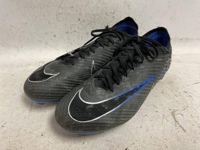 Used Nike DJ4977-040 Soccer Cleats Black And Royal Blue Senior 9.5 11855-S000211616