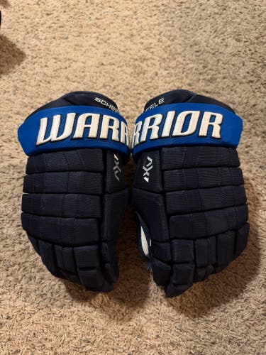 Like New Pro Stock Warrior AX1 Pro 13” Scheifele Winnipeg Jets Gloves