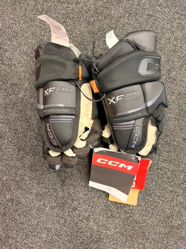 CCM Tacks XF Pro Gloves 11" Black and Gray (New)