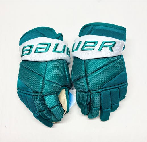 New Bauer Vapor Pro Team Stock Gloves (Pro Stock) - San Jose Sharks (Multiple Sizes)
