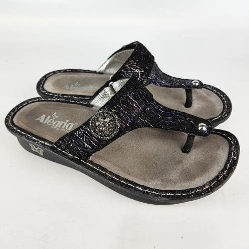 Alegria Carina Sandals Car-538 Flip Flops Thong Slides Wedge Size: 39 / 9