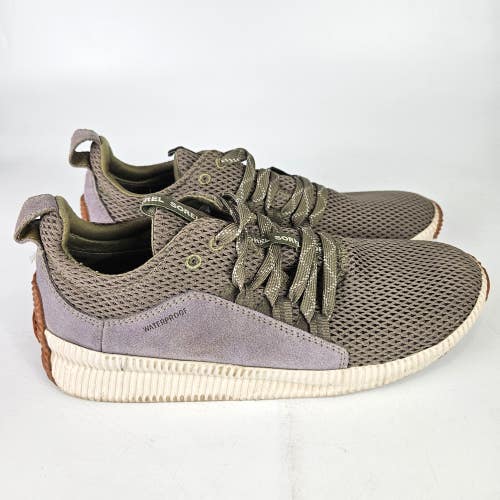 Sorel Out N About Plus Women's Size: 9 Green Mesh Waterproof Lace Up Shoes