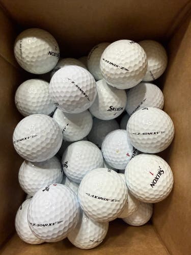 Srixon Z-STAR XV Balls 36 Pack (3 Dozen) (Used)