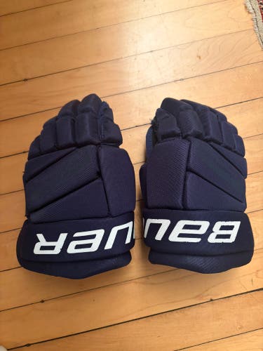 Bauer Vapor X Junior Hockey Gloves - 11” (Used) Navy Blue