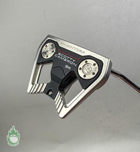 Used Scotty Cameron Phantom 9R Mallet 35" Putter Stability Tour Black Golf Club