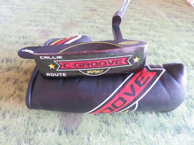 YES CALLIE ROUTE C-GROOVE 34" Putter + HC * EXTREMELY RARE!