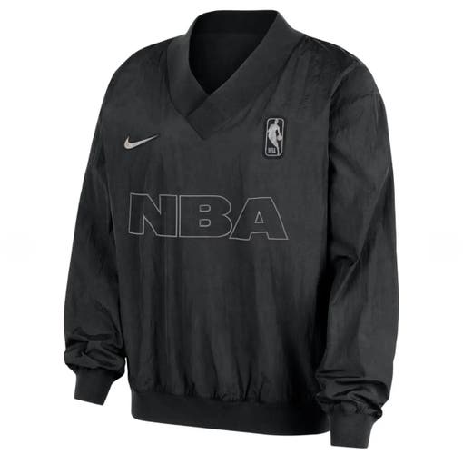 Black Women's XXL Nike Jacket (New) Nike Team 31 NBA Woven Long Sleeve Top HM6362-010 Iridescent