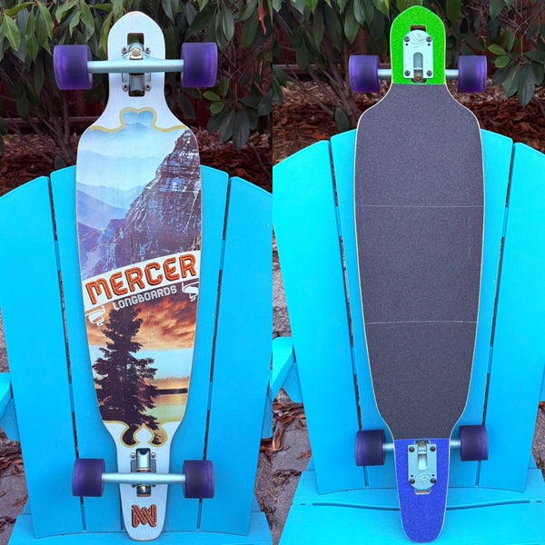 Mercer Levity 42" Drop Through Longboard Paris RKP Trucks Cloud Ride 69mm Wheels
