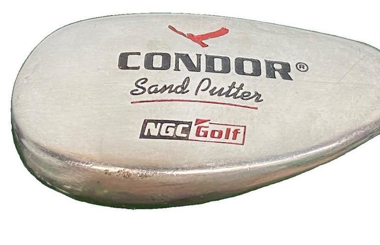 NGC Golf Condor Sand Putter Wide Sole Chipper 50* RH Steel 35.5" New Jumbo Grip