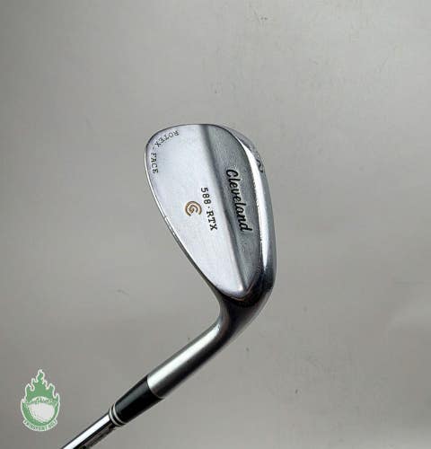 Right Handed Cleveland 588 RTX Rotex Face Wedge 52*-10 Wedge Flex Steel Golf