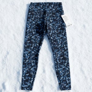 Lululemon Wunder Under HR Tight 12 Floral High Rise Leggings Gym Sport NWT
