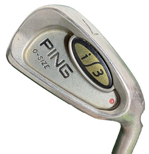 Ping i3 O-Size 7 Iron Red Dot 1* Flat RH Stiff Steel 37" New Midsize Grip Nice