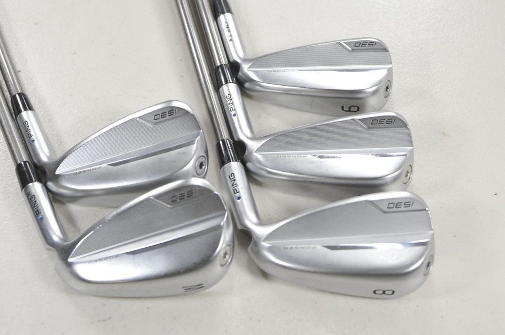 Ping i530 6-W Iron Set Stiff Flex Blue Dot RH SteelFiber 80g +1