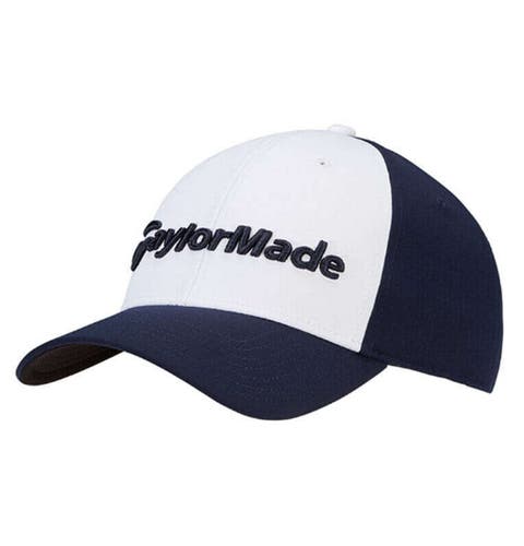 NEW TaylorMade Peformance Seeker Navy/White Adjustable Golf Hat/Cap