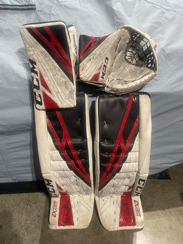 35" CCM Extreme Flex 4 Regular Goalie Full Set Pro Stock (Used)