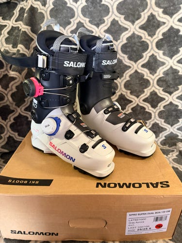 Brand New! 2026 Salomon S/Pro Supra Dual BOA 130 GW-Size 25.5 Flex-130