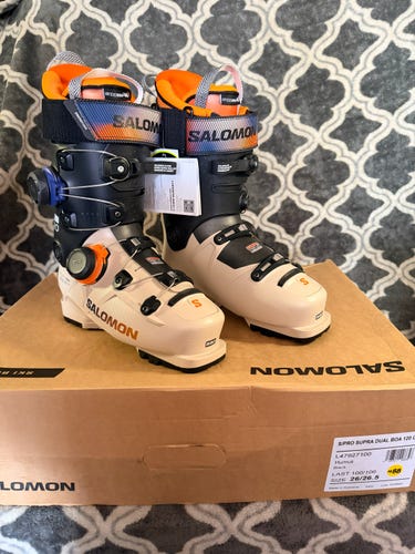 Brand New! 2026 Salomon S/Pro Supra Dual BOA 120 GW-Size 26.5 Flex-120