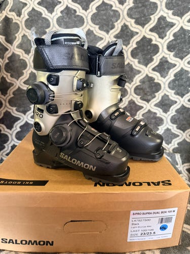 Brand New! 2026 Salomon S/Pro Supra Dual BOA 105 W-Size 23.5 Flex-105
