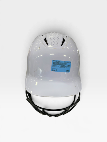 Used Evoshield EVOSHIELD HELMET W MASK Batting Helmet w/Mask White SM 11735-S000370907