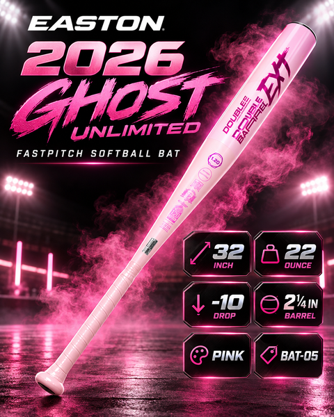 Easton Ghost Unlimited Composite Bat (-10) 22 oz 32" (New)