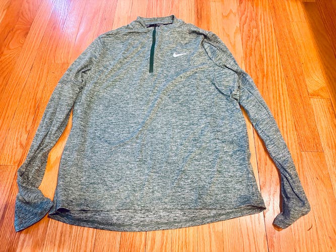 Nike Element 1/2 Zip Running Top Women’s Large $75 Retail DH4951-342 Green Color