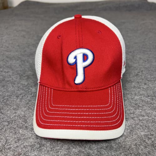 Philadelphia Phillies Mens Hat Medium Flex Cap Red White MLB Baseball New Era
