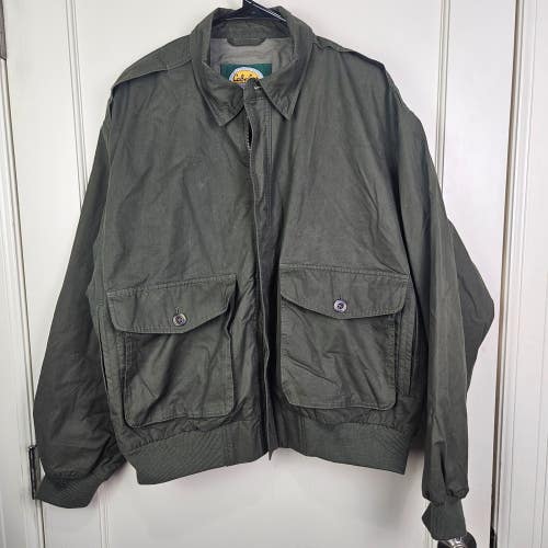 Cabela's Jacket Men's Size: L Utility Outdoor Gear Green Canvas Work