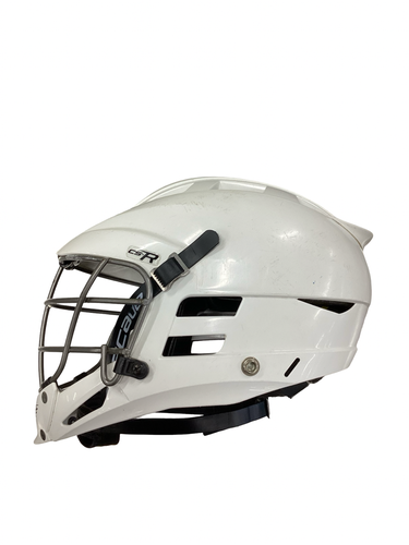 Used Cascade CS-R Lacrosse Helmet White One Size 11613-S000192042