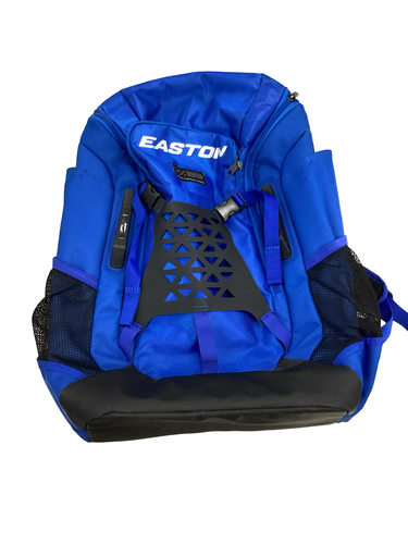 Used Easton BACK PACK BB/SB Player Carry Bag Royal Blue 11613-S000191988