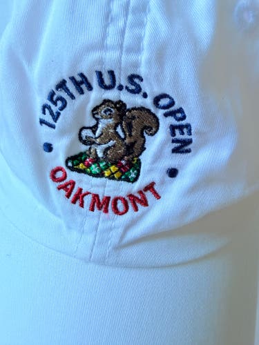 125th US Open Oakmont Golf Cap USGA Member Ahead cotton adjustable